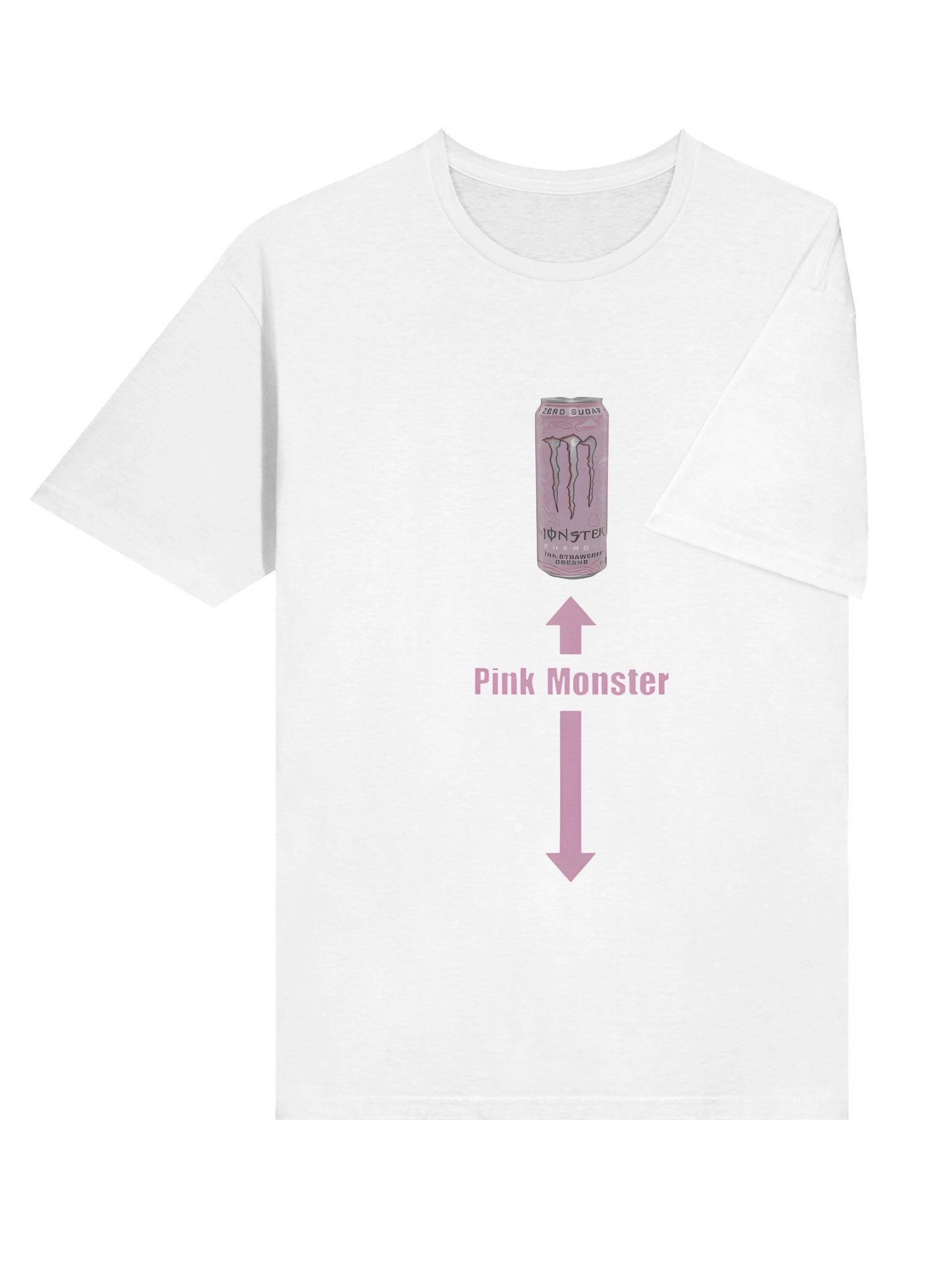 Pink Monster Energy Drink T-Shirt product image (4)