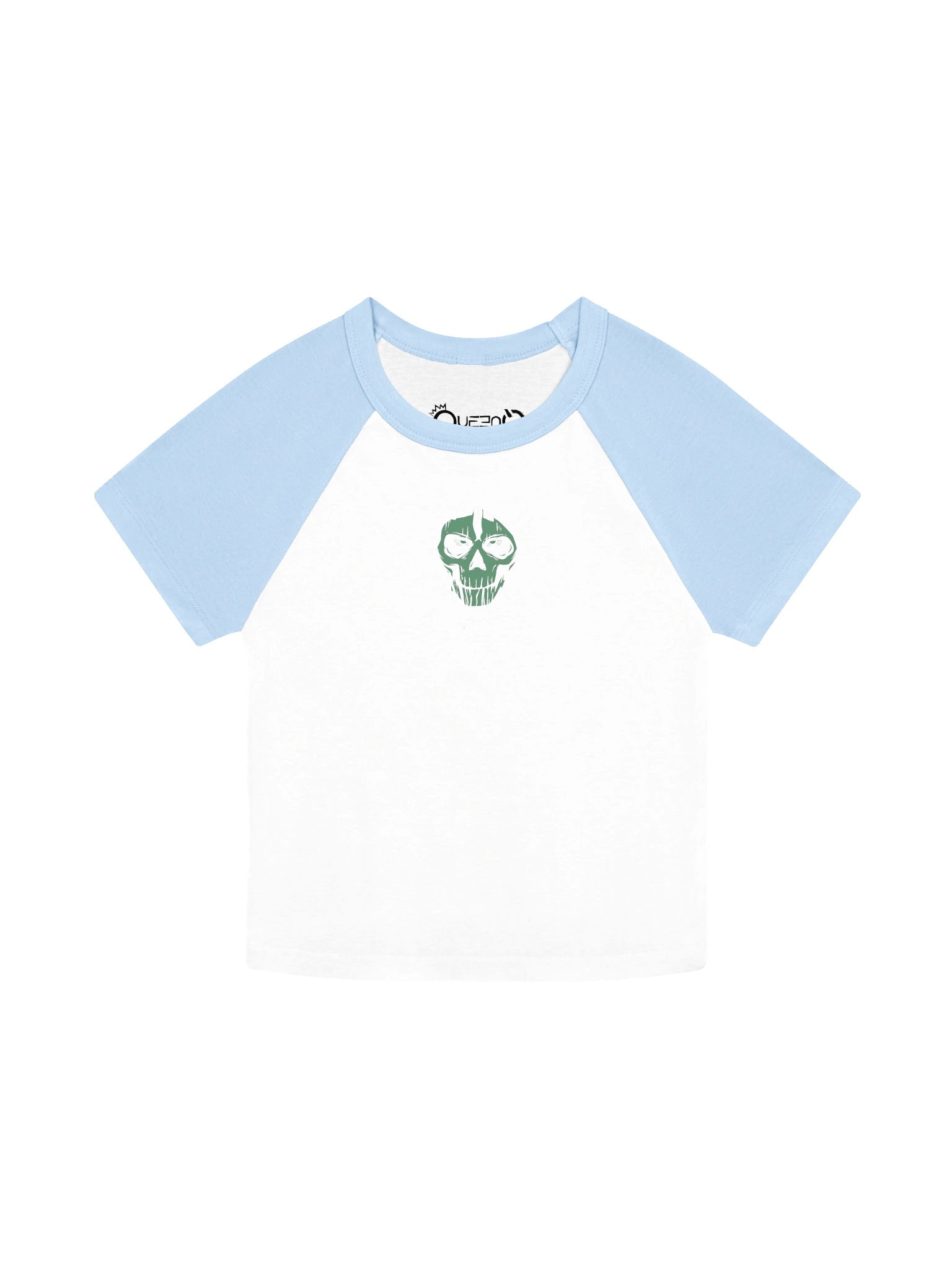 Green Darkness Raglan Baby Tee product image (1)