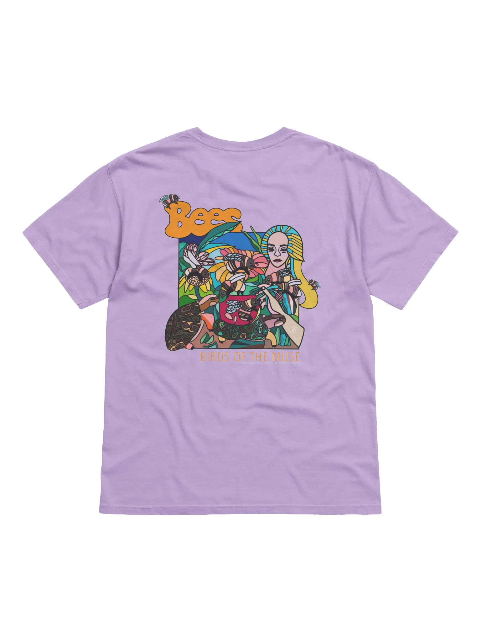 Bees Birds Of The Muse T-Shirt product image (2)