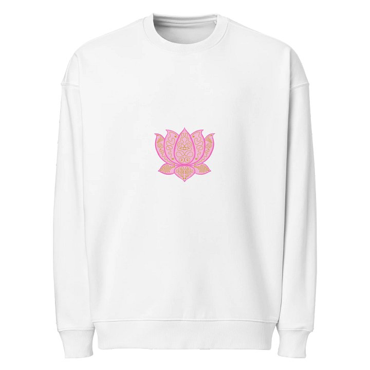 Golden Lotus Oversized Sweatshirt product image (1)