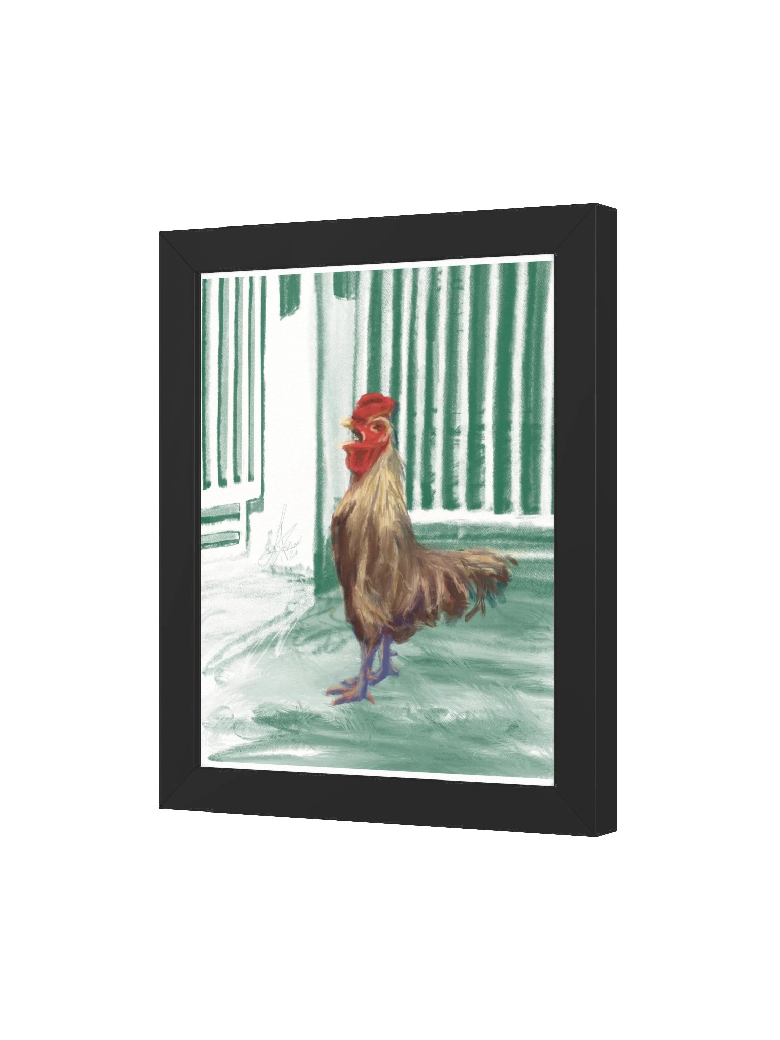 Buen Dia! Gritó El Gallo— Framed Art Print product image (3)