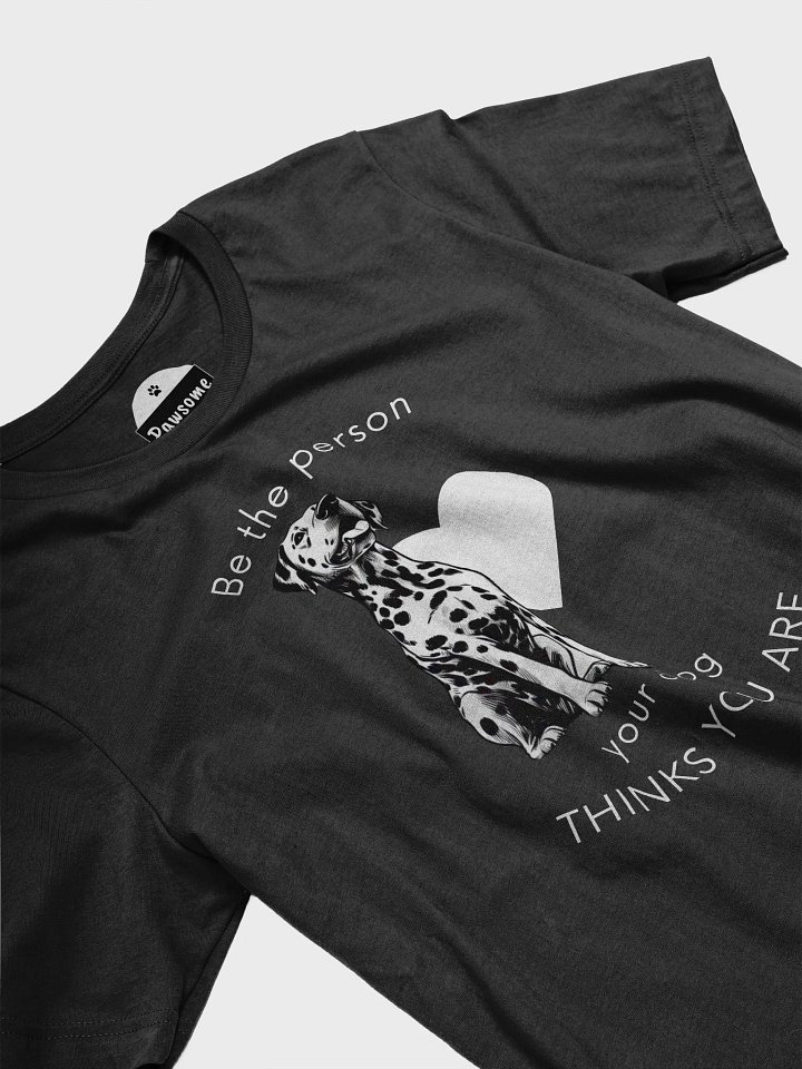 Spotted Happiness Dalmatian Black T-Shirt product image (2)