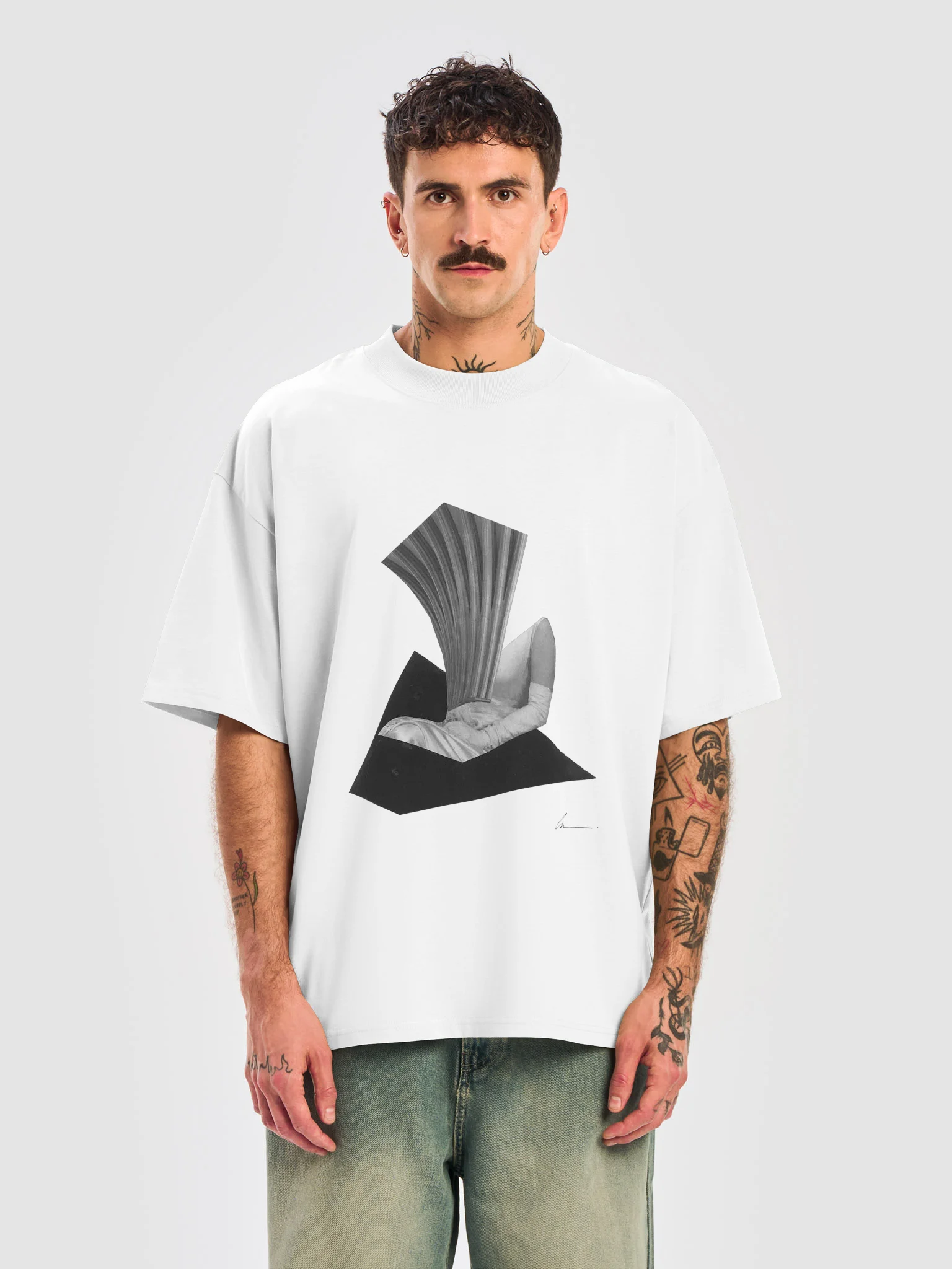 003 SHIFT UNISEX OVERSIZED T-SHIRT ANIMUS WT 26 product image (5)