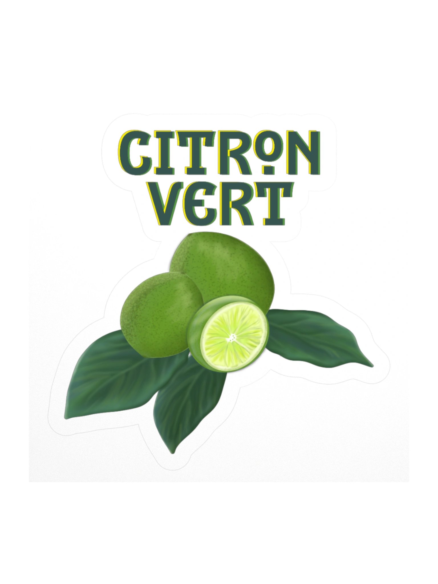 Citron Vert – Kiss Cut Sticker product image (2)