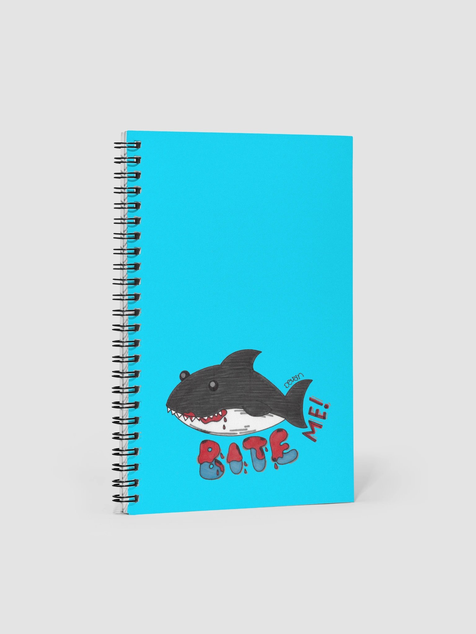 Bloody Shark Bite Notebook product image (1)