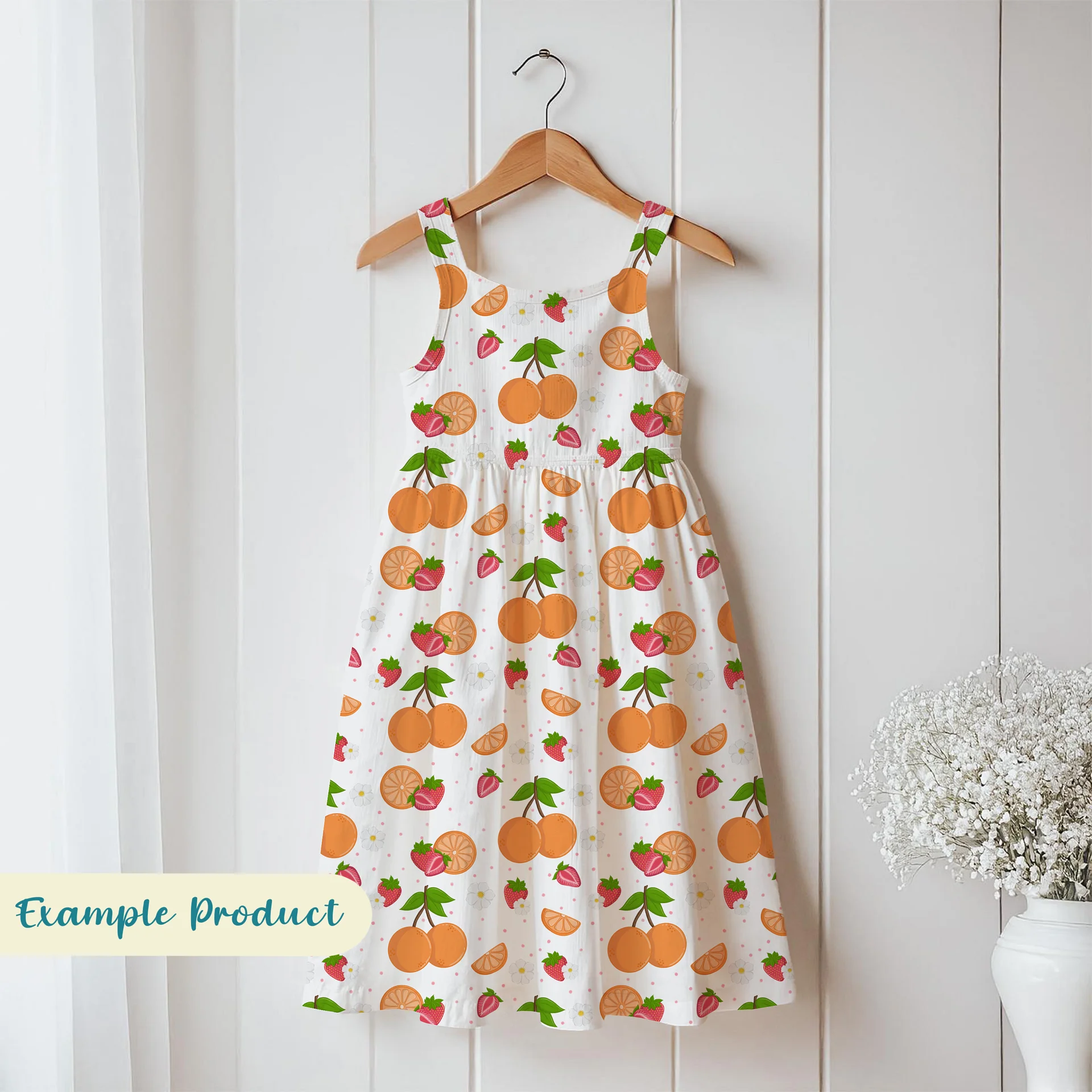 Strawberries & Oranges Seamless Pattern product image (5)