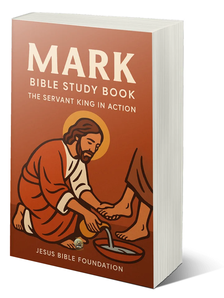 Mark Bible Study Book: The Servant King in Action Jesus Bible Foundation product image (1)