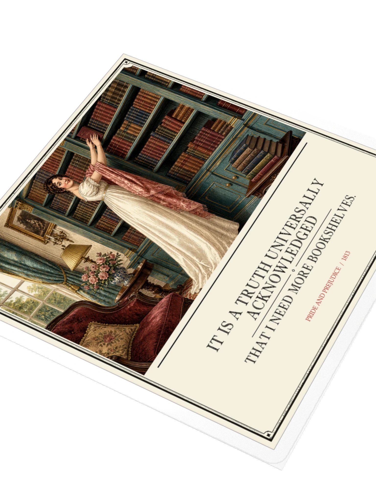 Truth More Bookshelves -- Pride and Prejudice Sticker product image (3)