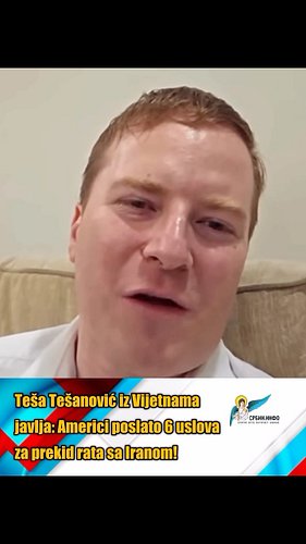 🔴🔵⚪️ Teša Tešanović iz Vijetnama javlja: Americi poslato 6 uslova za prekid rata sa Iranom!

LINK ZA CEO SNIMAK NA STORIJU I ...