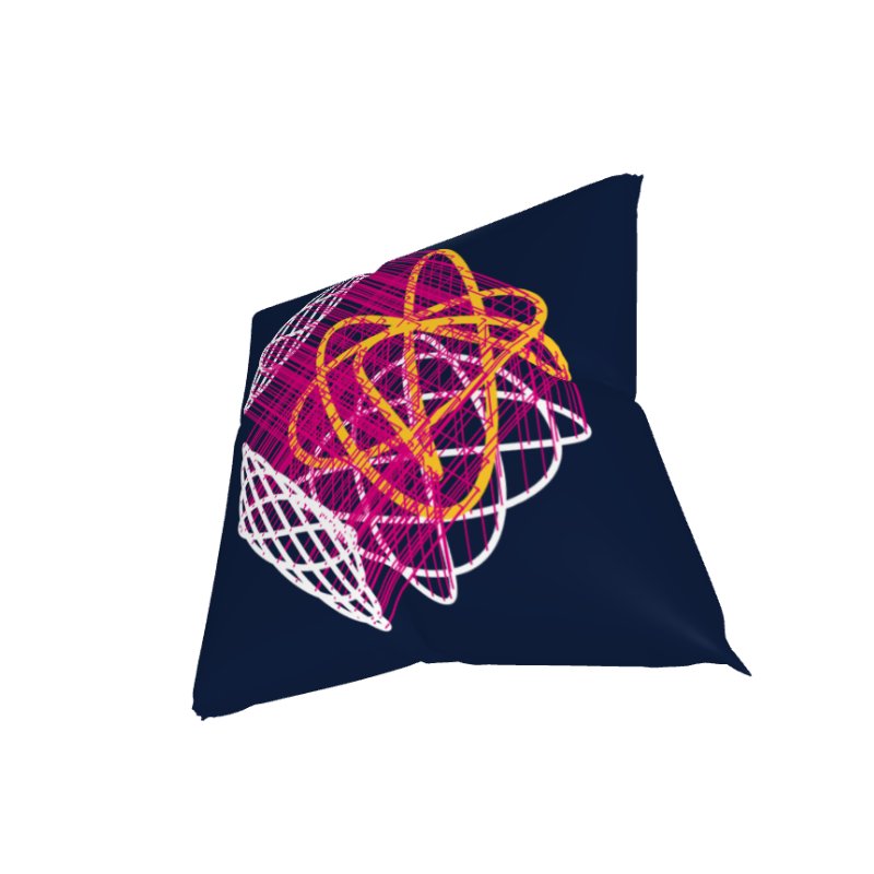 Orthographic Butterflies - Lissajous Figures Mathematical Art Pillow product image (5)