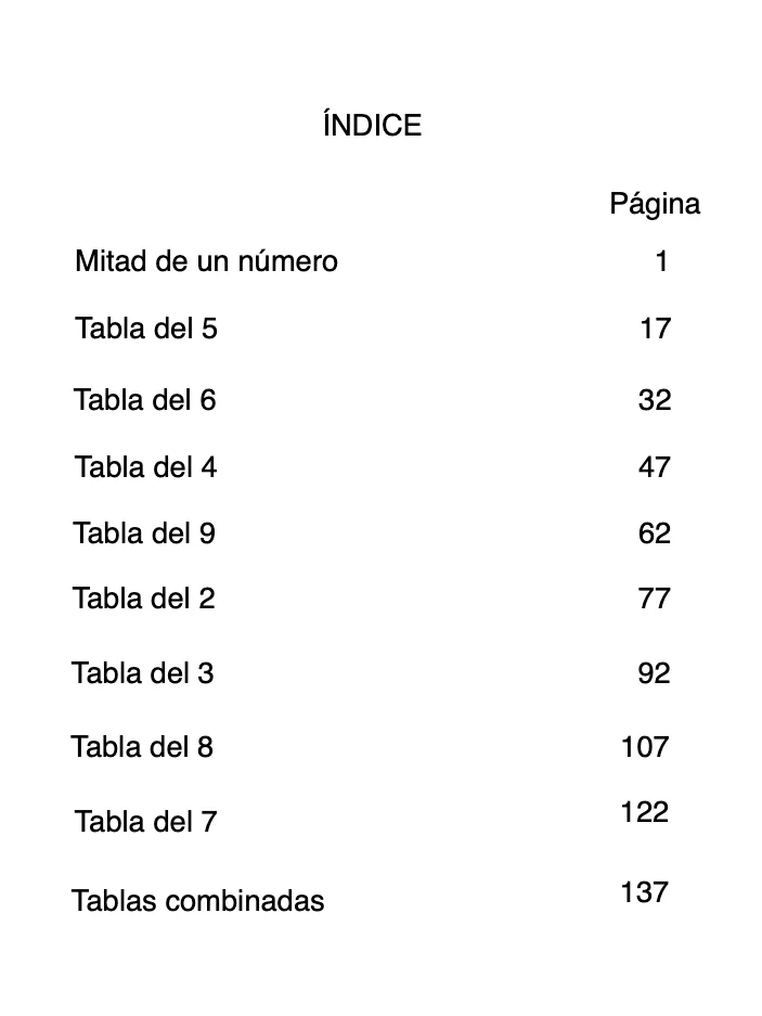 Cartilla Tablas de Multiplicar product image (2)