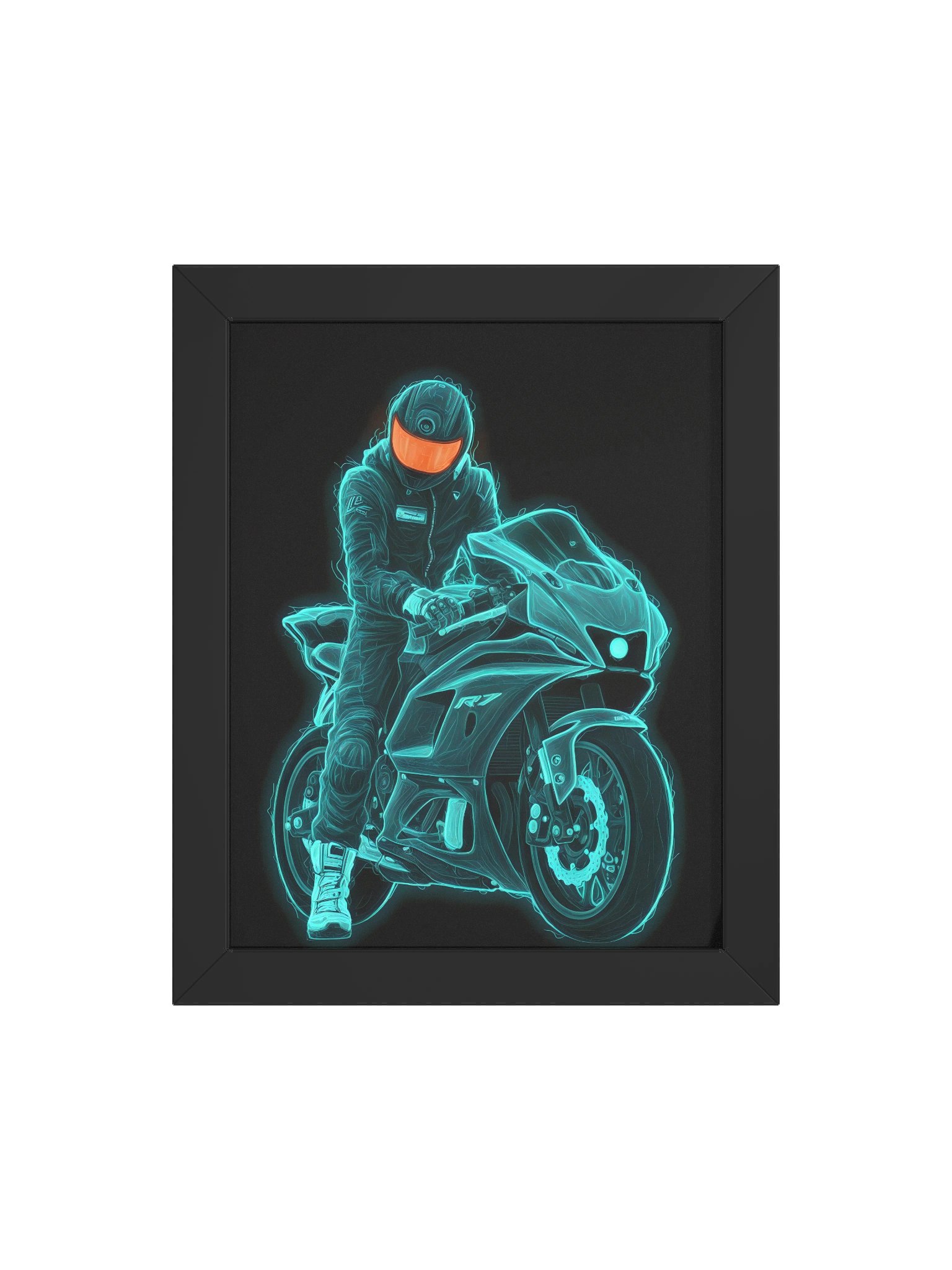 Neural Riders Framed Poster product image (55)