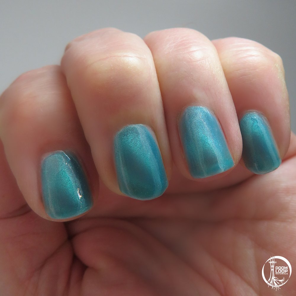 BROKEN BINARY - Neon Blue Jelly Magnetic Shimmer Polish product image (3)