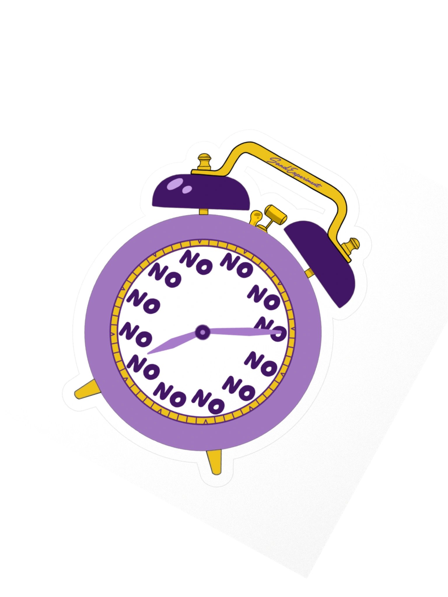 Nope-o-clock Sticker product image (2)