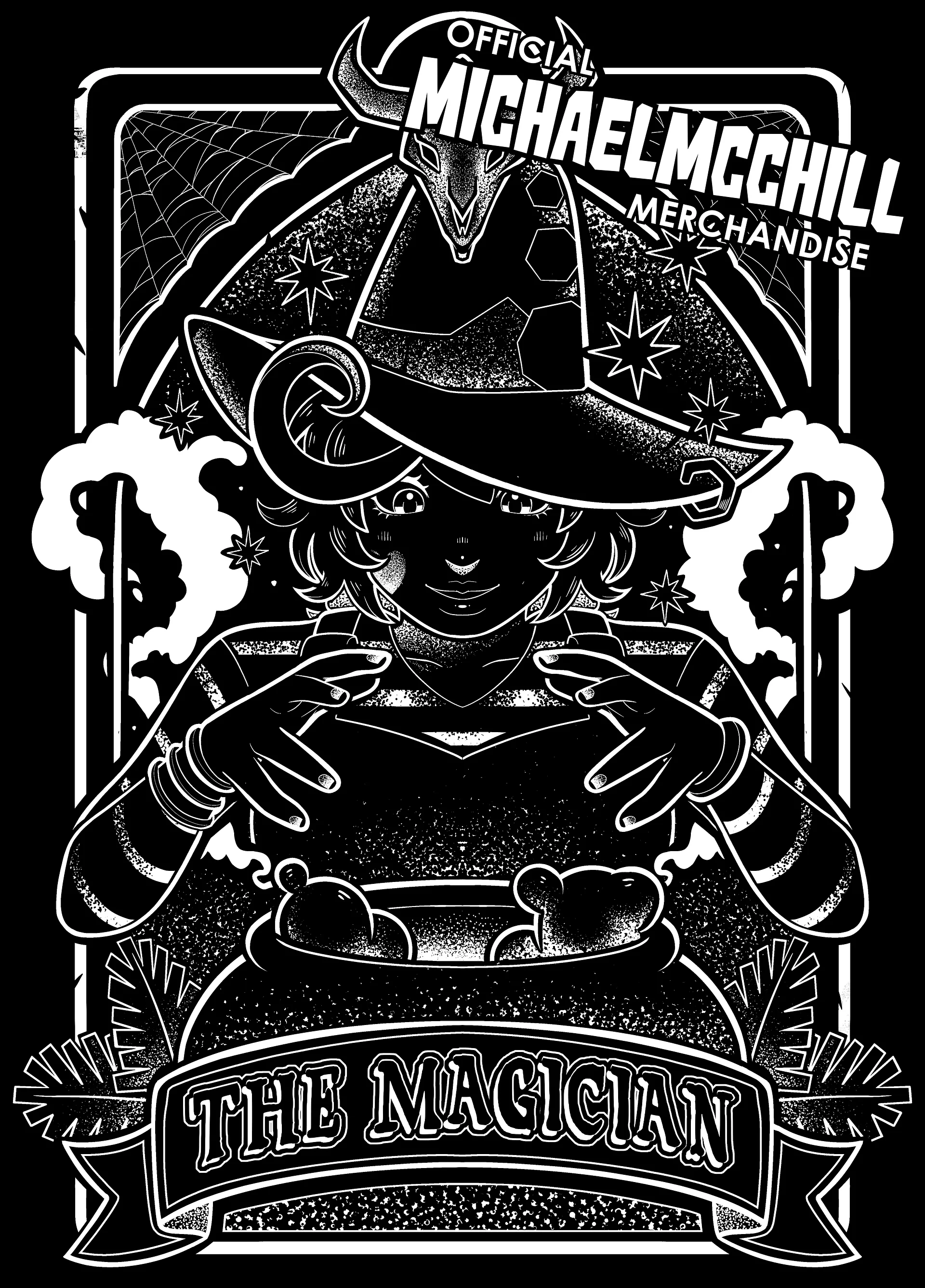 The Magician - Black and White Shirt product image (5)