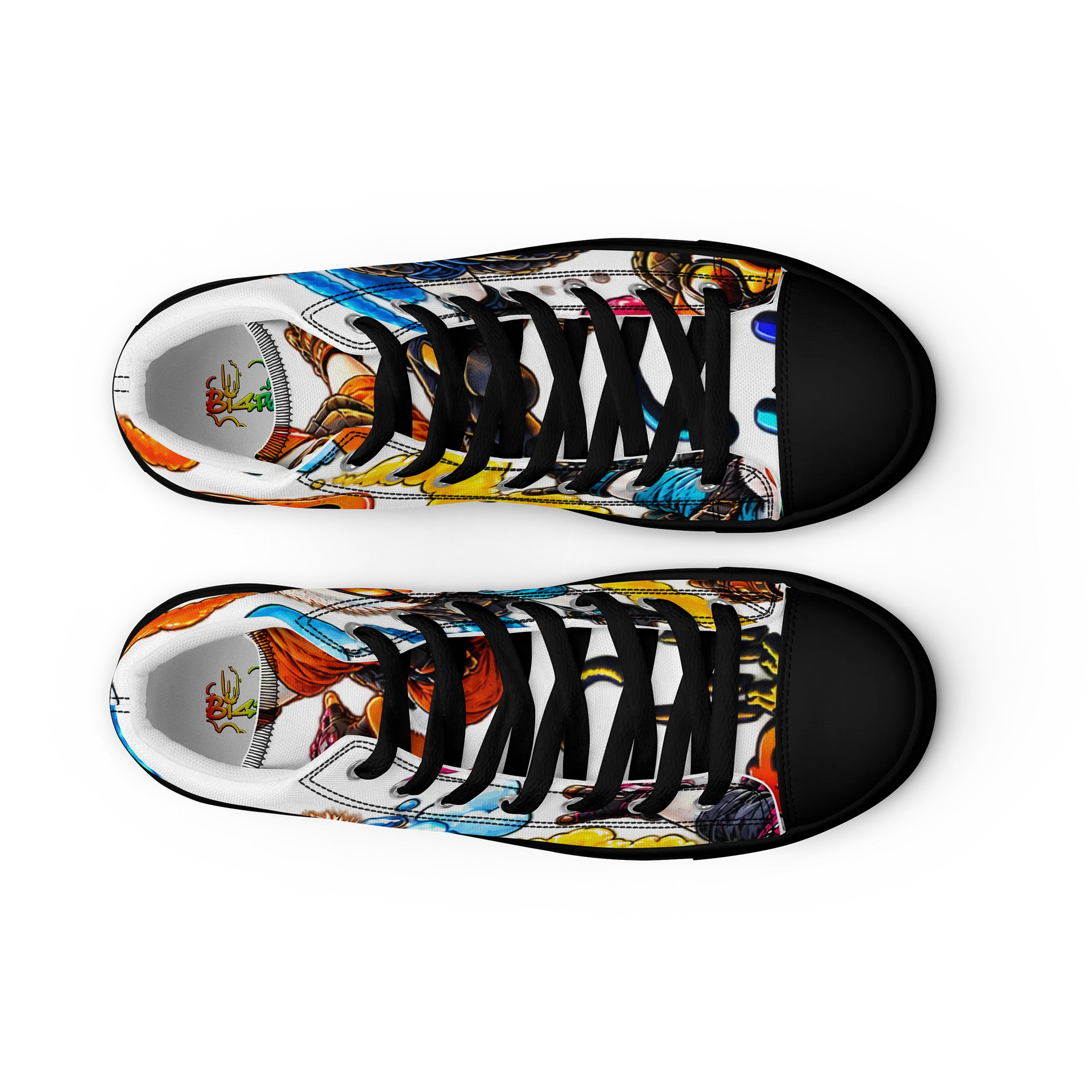 BiGFaLLz Freefall Five High-Top Canvas Sneakers product image (9)