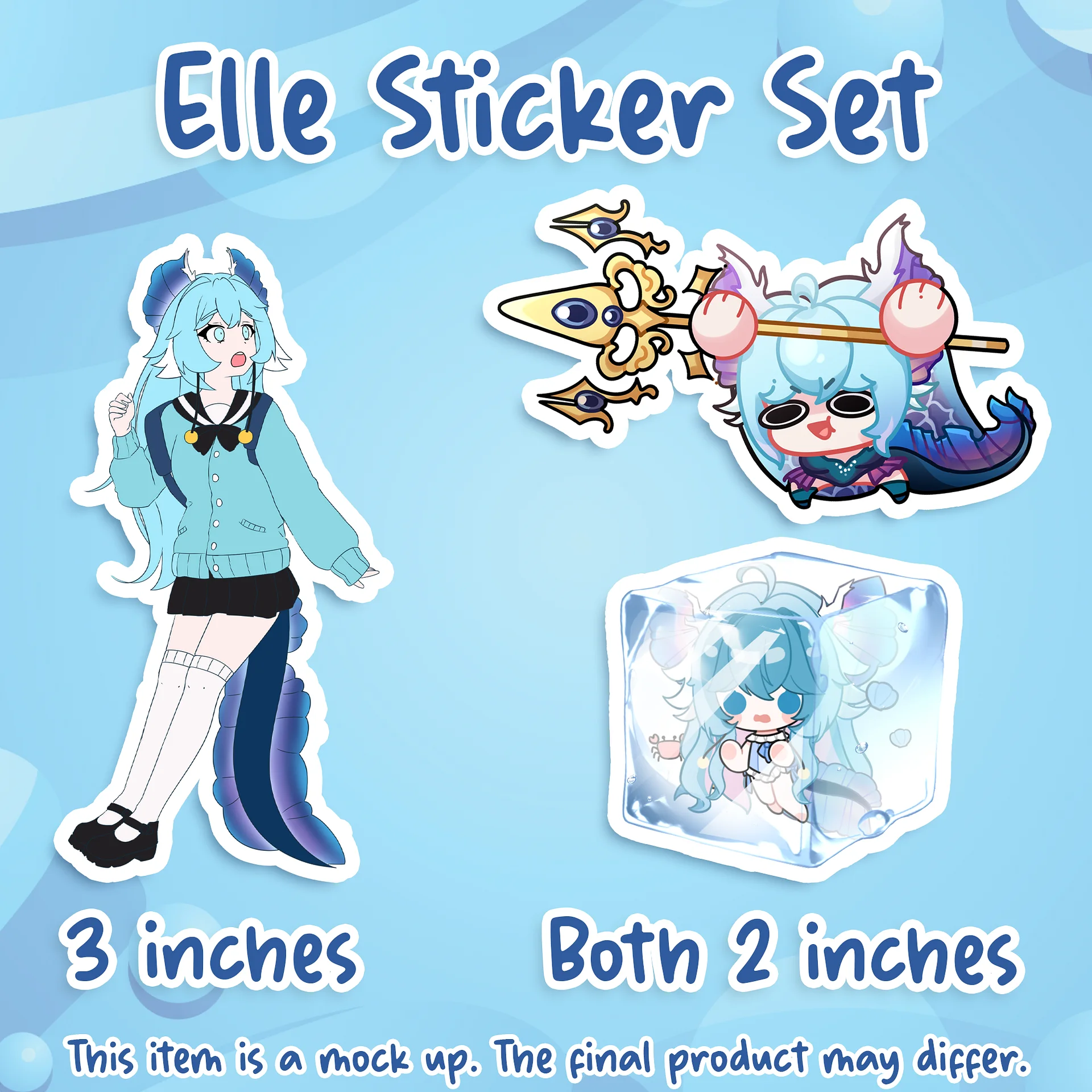 Elle Birthday Sticker Set product image (1)
