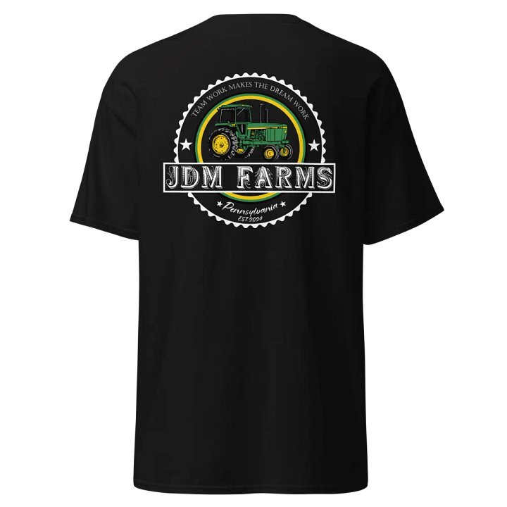 Green Tractor Circle Graphic Unisex T-Shirt product image (2)