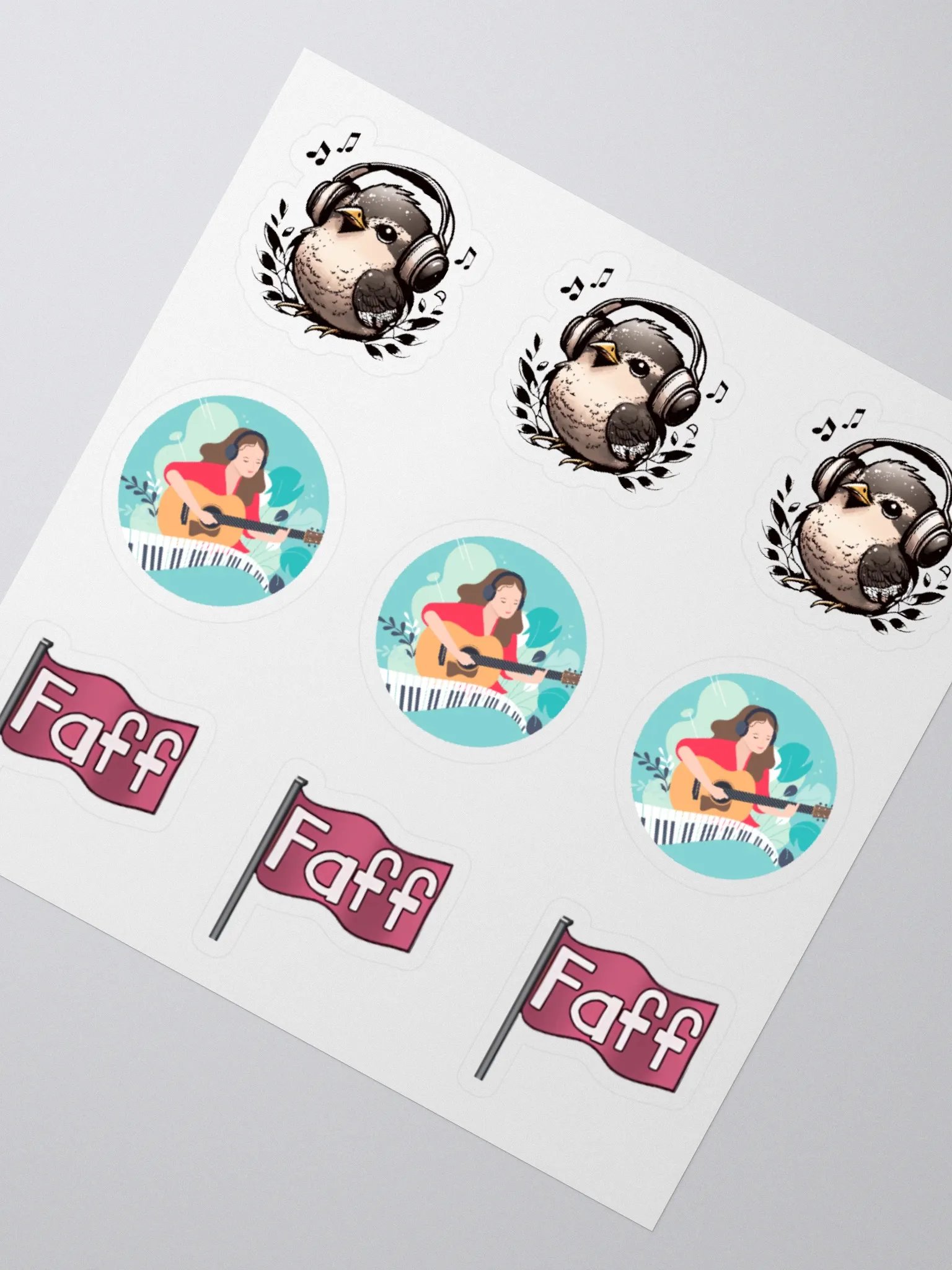 Zoe Wren Sticker Pack product image (2)