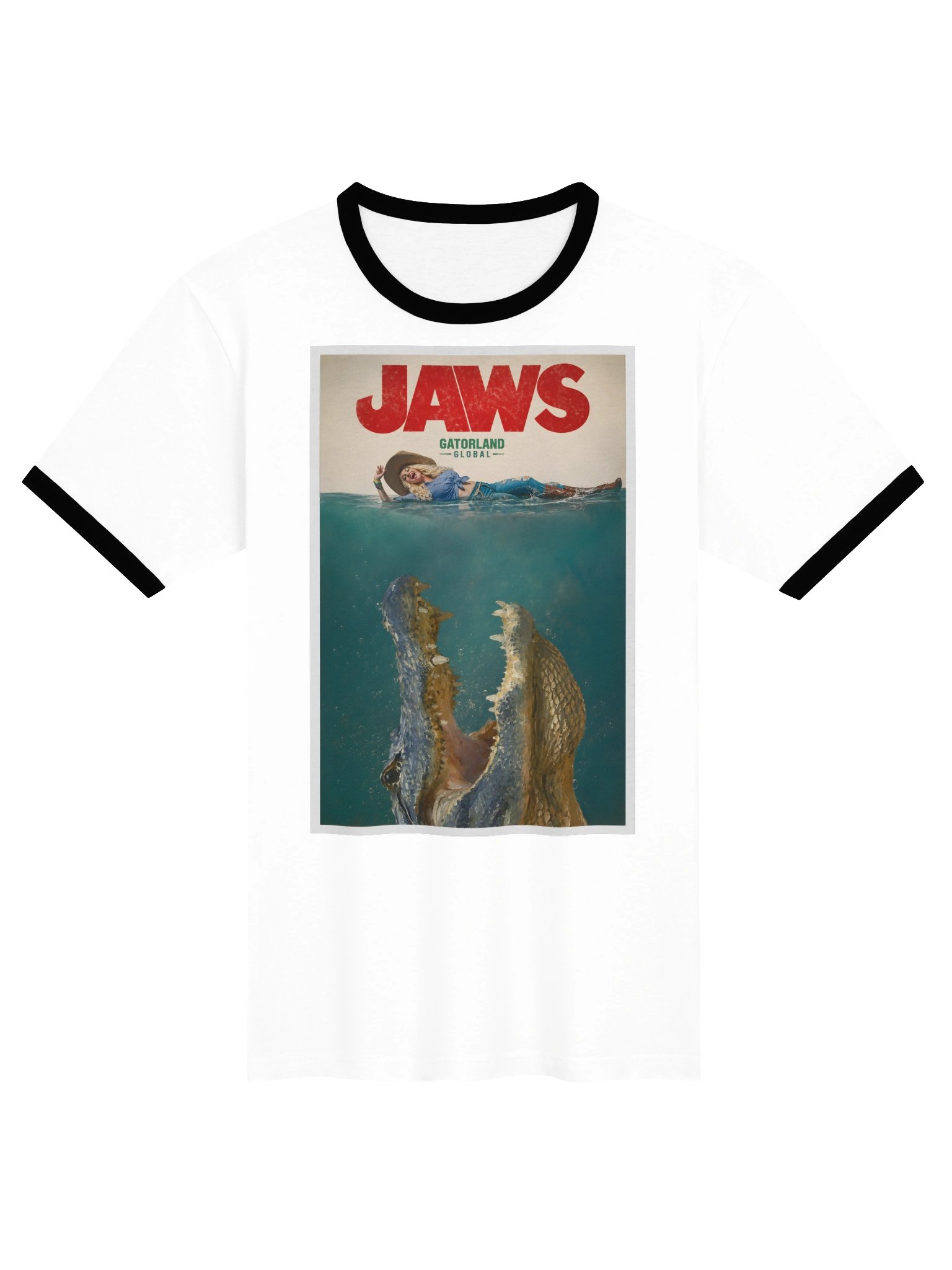 Jaws the Alligator Ringer Tee product image (1)