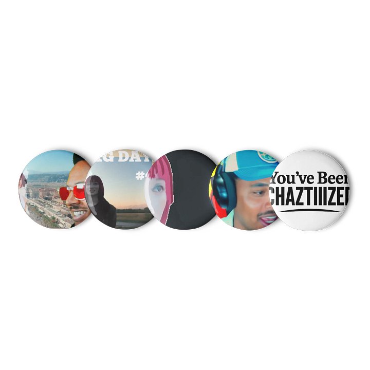 Variety Pack CHAZTIIIZED pins (5 set) product image (1)