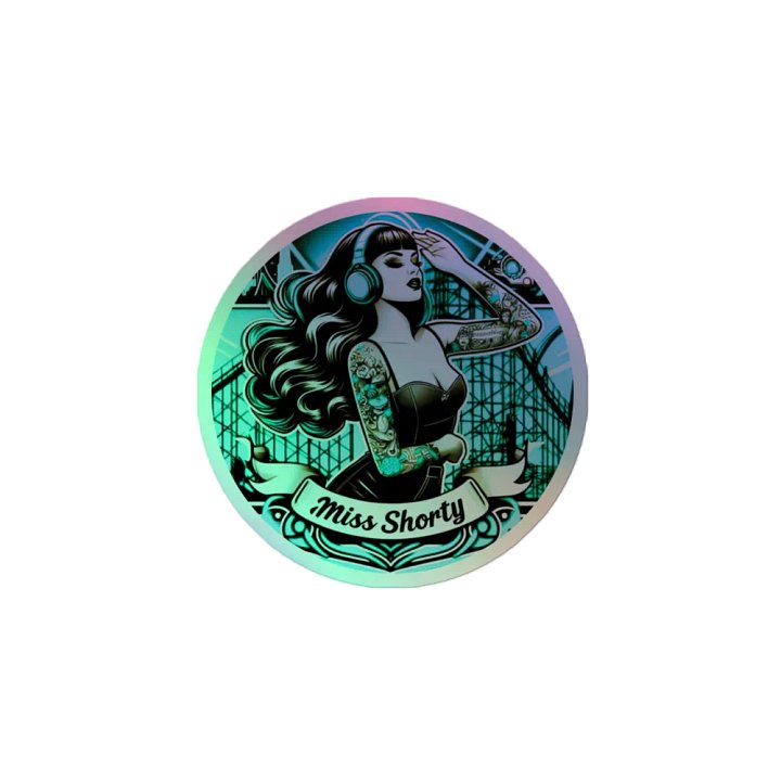 Original Miss Shorty Holographic Sticker Set product image (2)