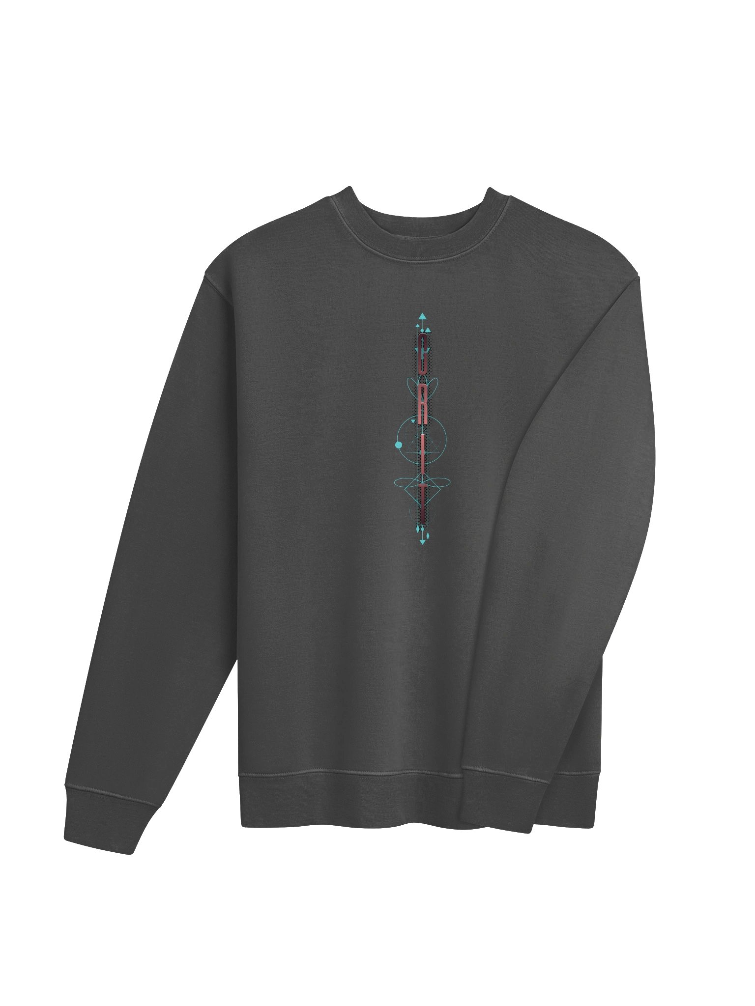 GRIT Neon Glyph Abstract Sweatshirt product image (50)