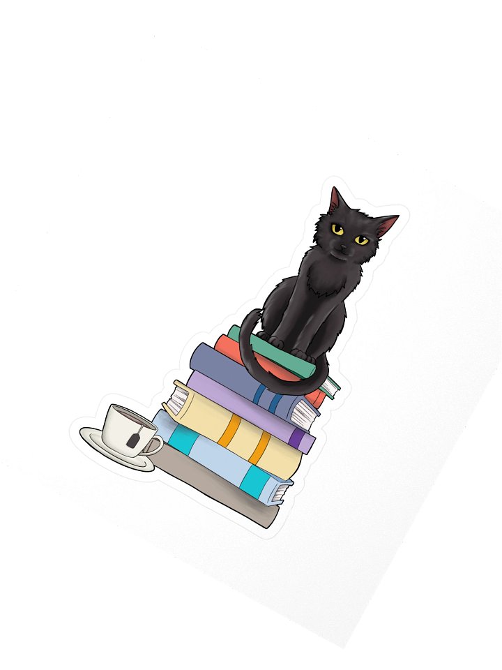 Pixel and Books Sticker product image (2)