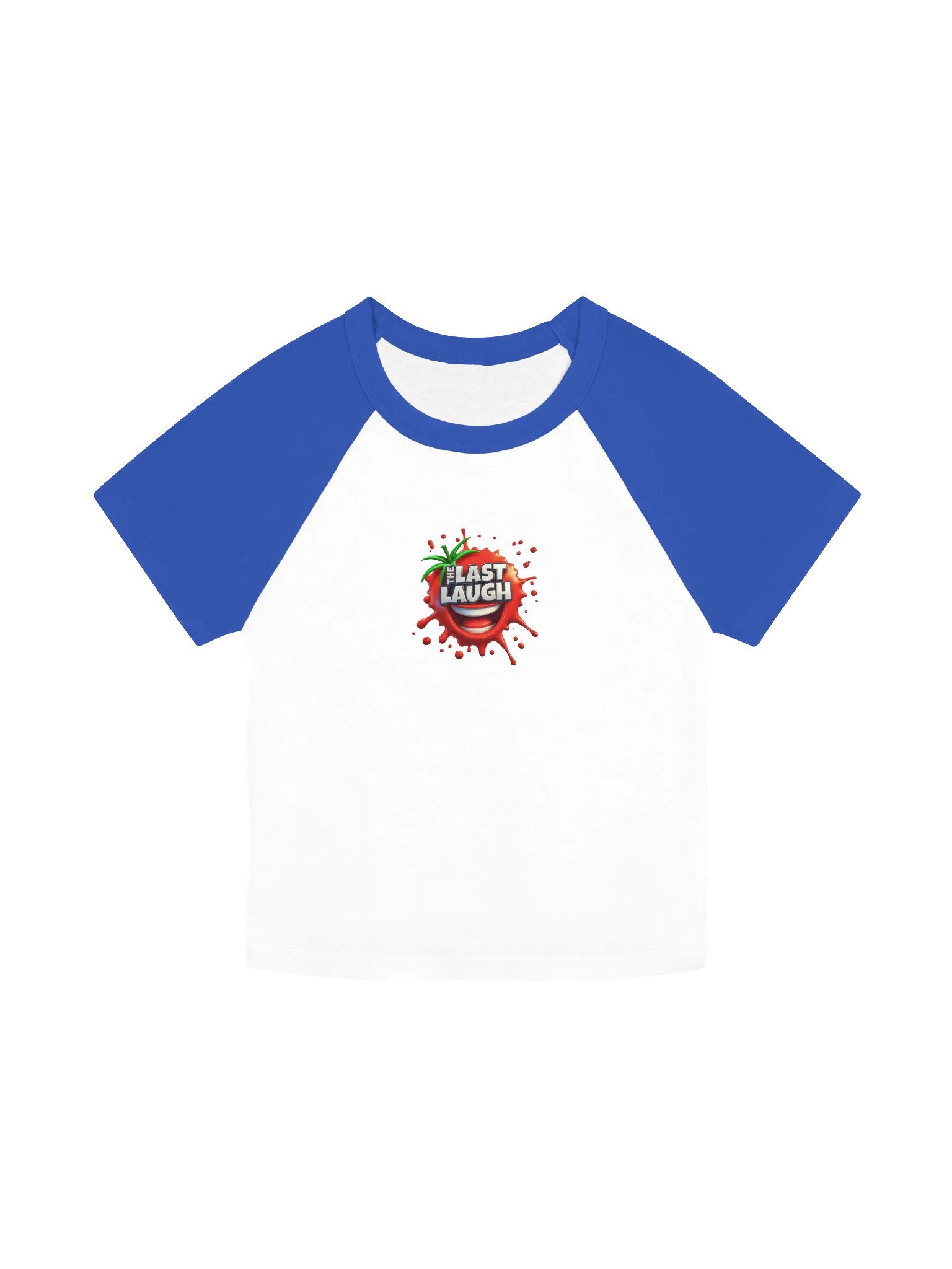 The Last Laugh Raglan Baby Tee product image (1)