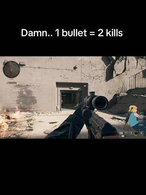 Damn…. 1 bullet 2 kills #fyp #sharpfox04 #gamin 