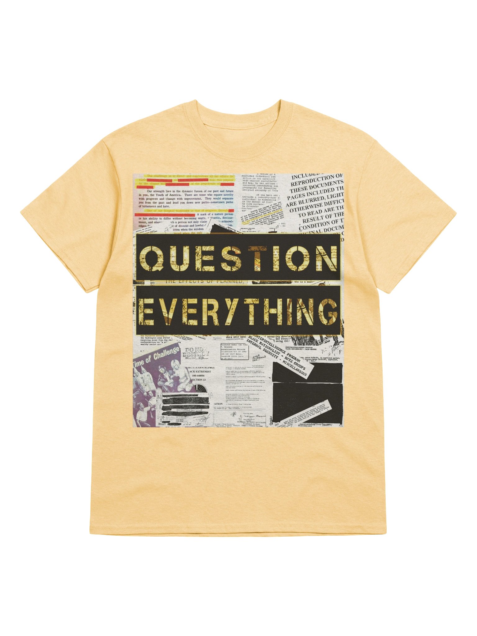 QUESTION EVERYTHING - T-SHIRT (FRONT ONLY) product image (37)