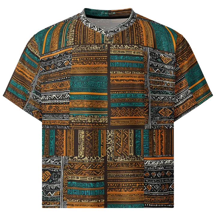 Tribal Ambassador Pattern - CaribbeanApples | Boxy Football Jersey product image (1)