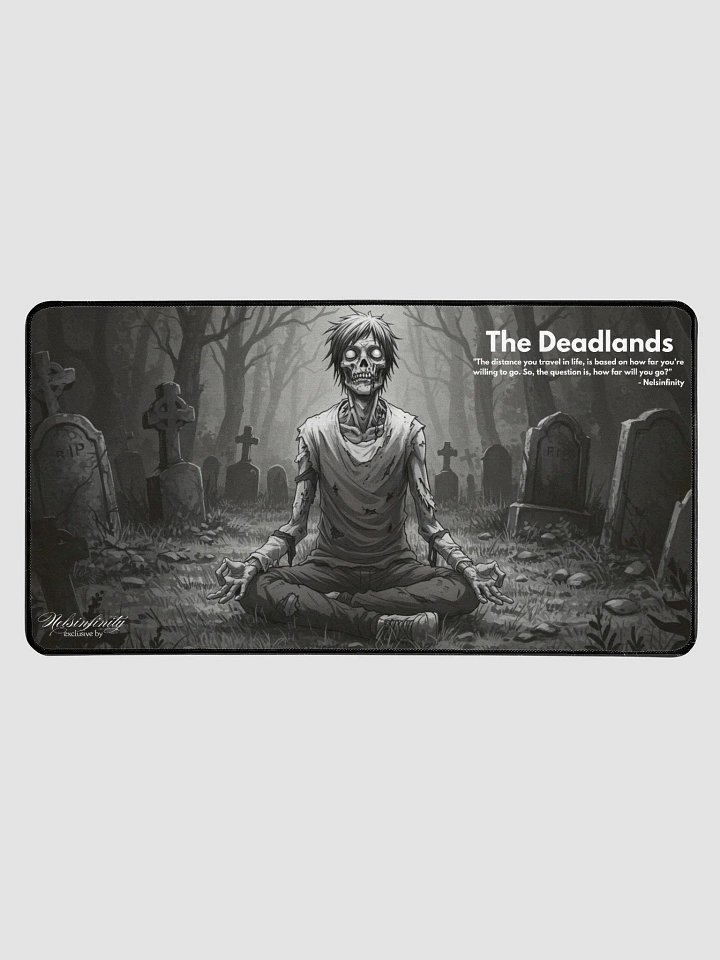 The Deadlands Meditating Zombie Exclusive Desk Mat product image (1)