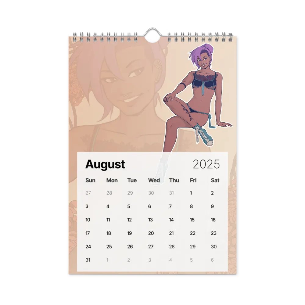2025 Familiar Pinup Wall Calendar product image (4)
