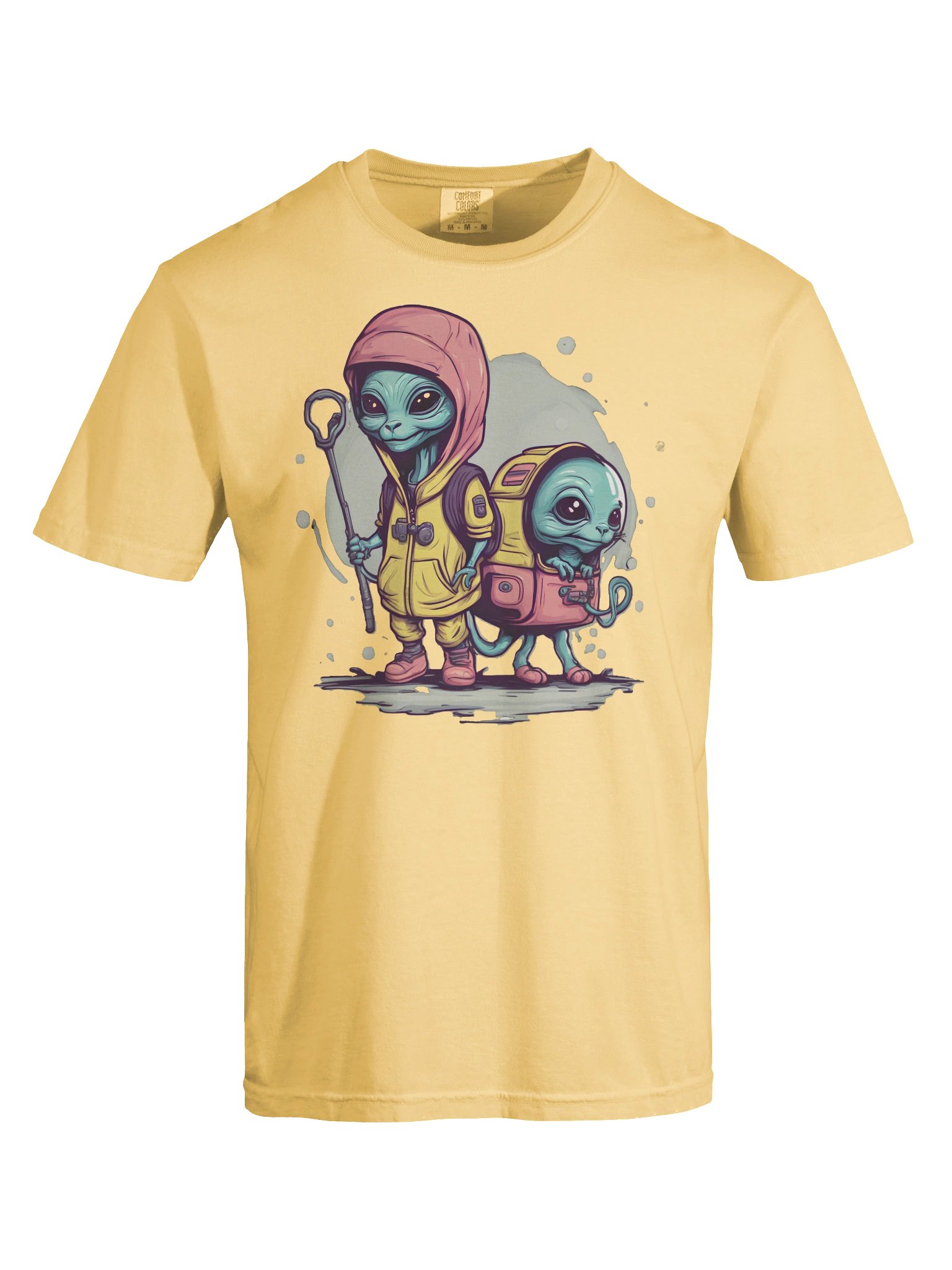Cosmic Companions: The Intergalactic Wanderer & His Pocket-Sized Explorer product image (101)