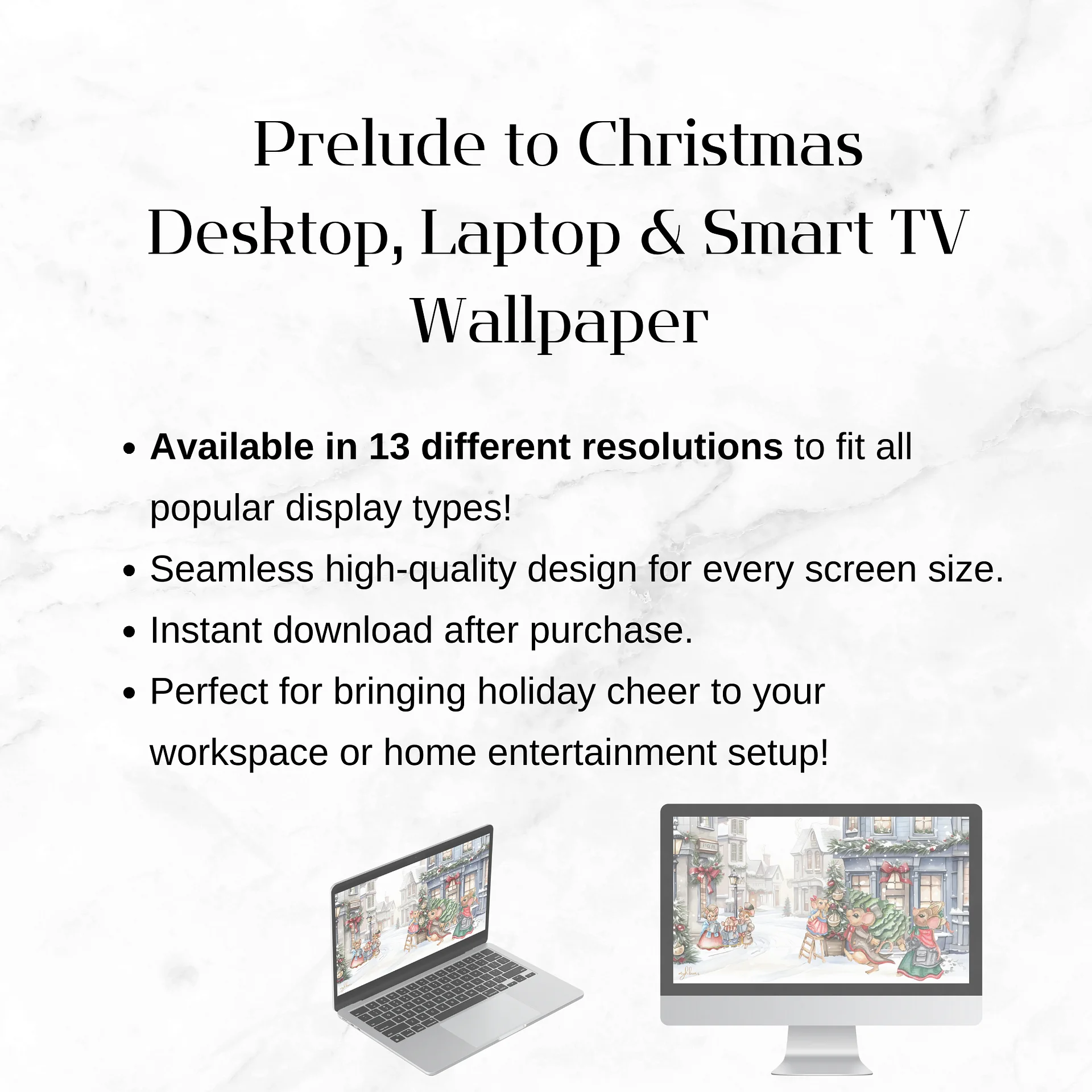 Prelude to Christmas Desktop, Laptop & Smart TV Digital Wallpaper product image (11)