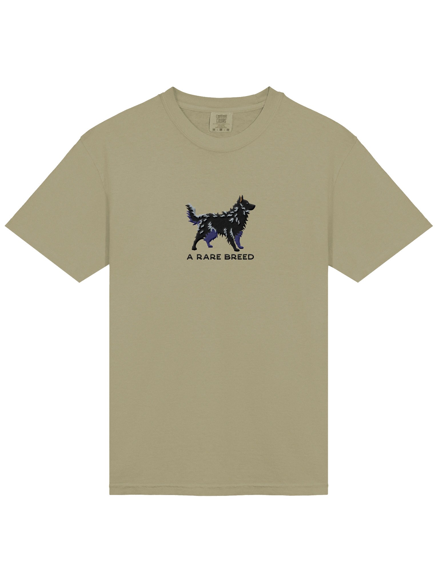 A Rare Breed T-Shirt(Embroidered) of a Hungarian Mudi(Black) product image (6)