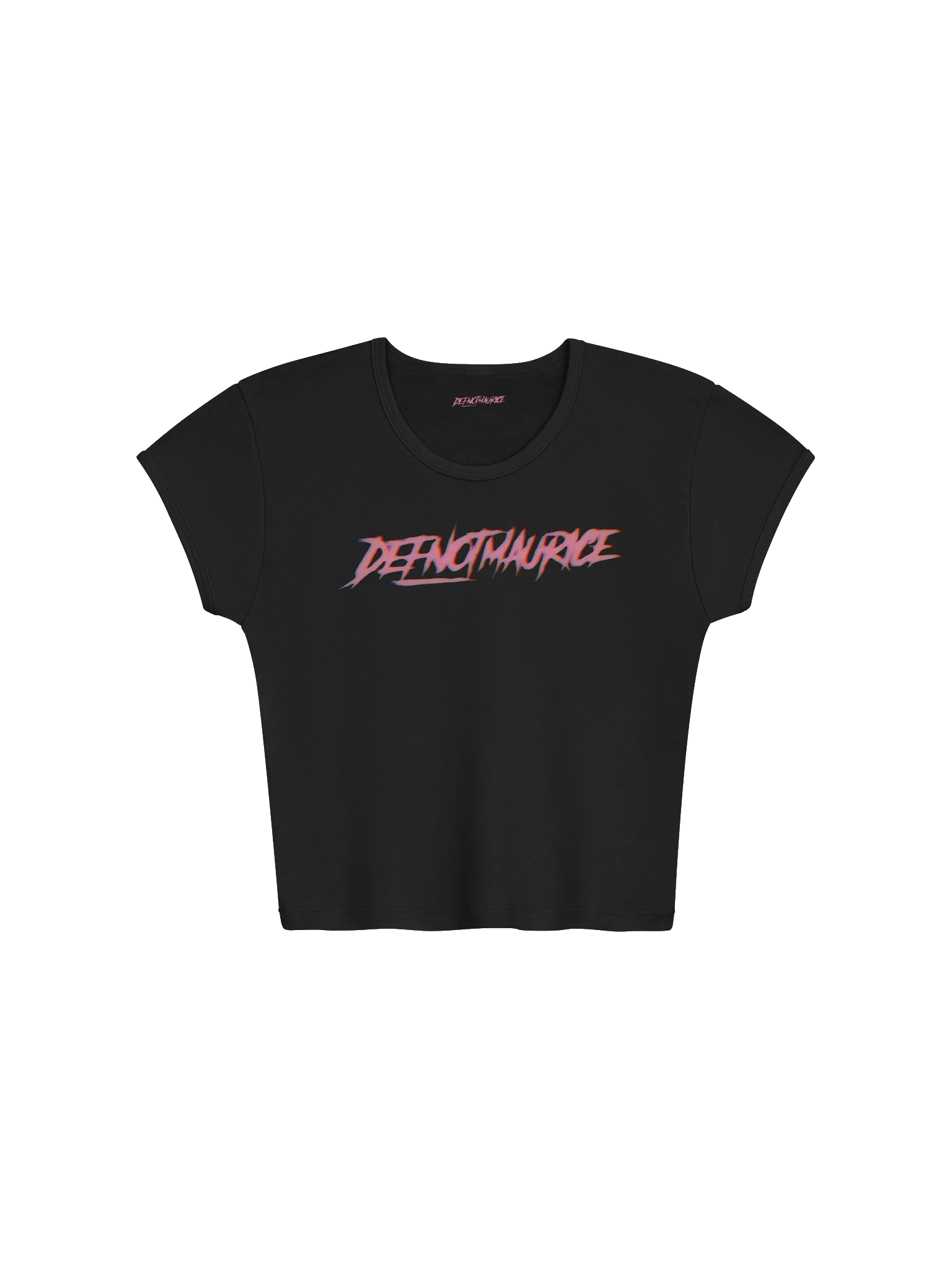 DefN0tMaurice Main Logo Crop Top product image (1)