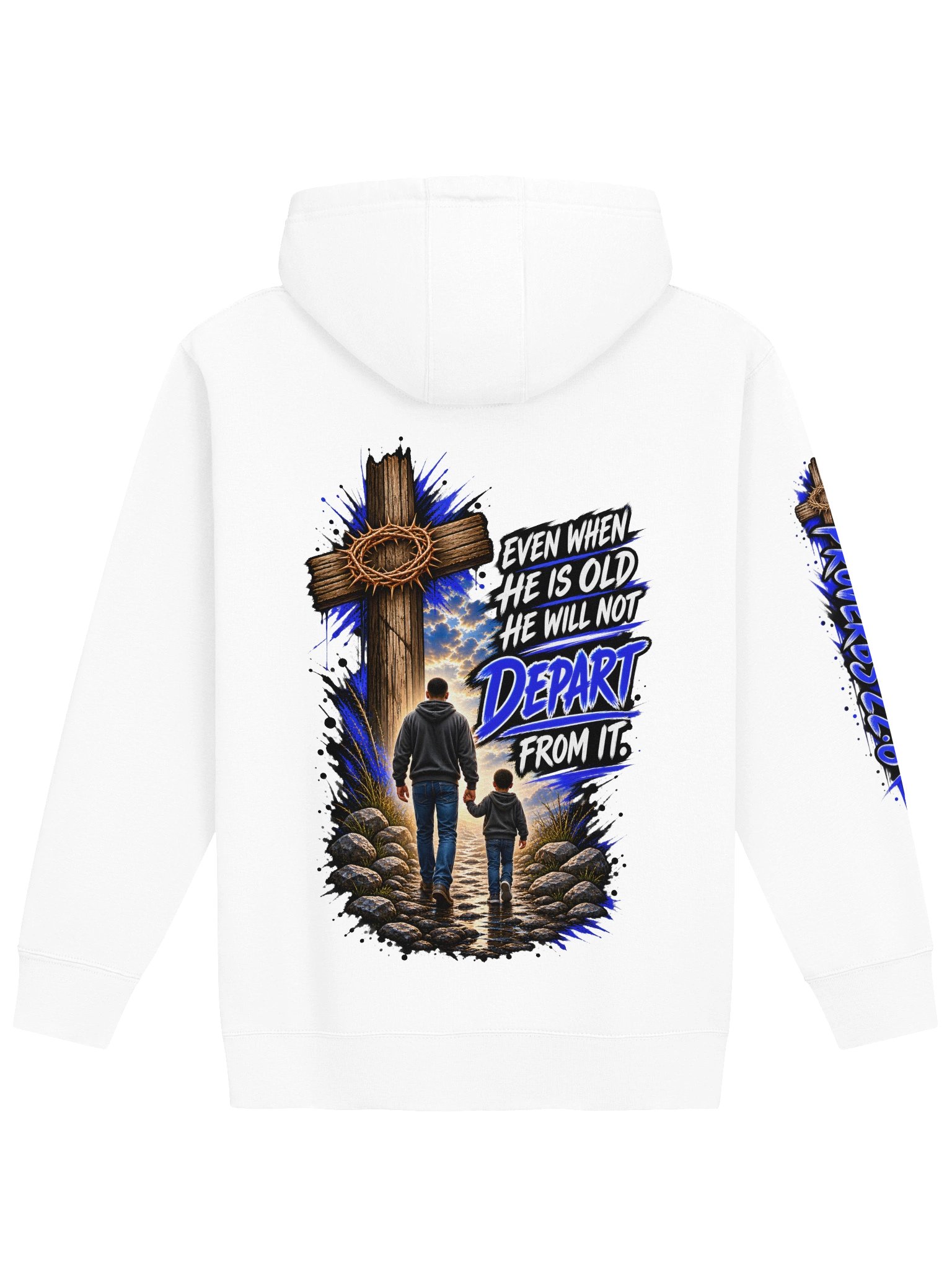“Train Up a Child” — Proverbs 22:6 Faith Hoodie product image (2)