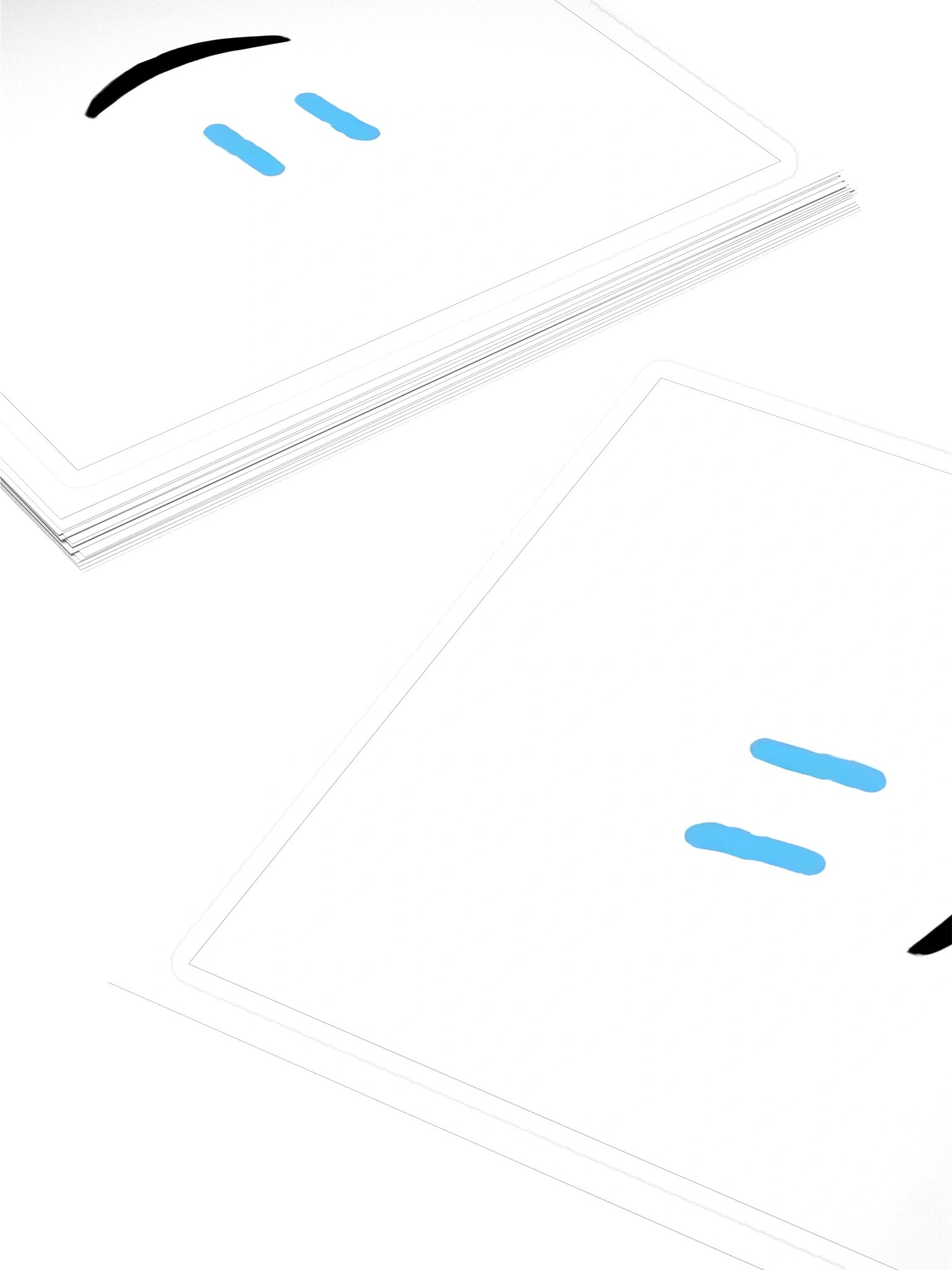 Blue: SMILEY STICKER product image (4)