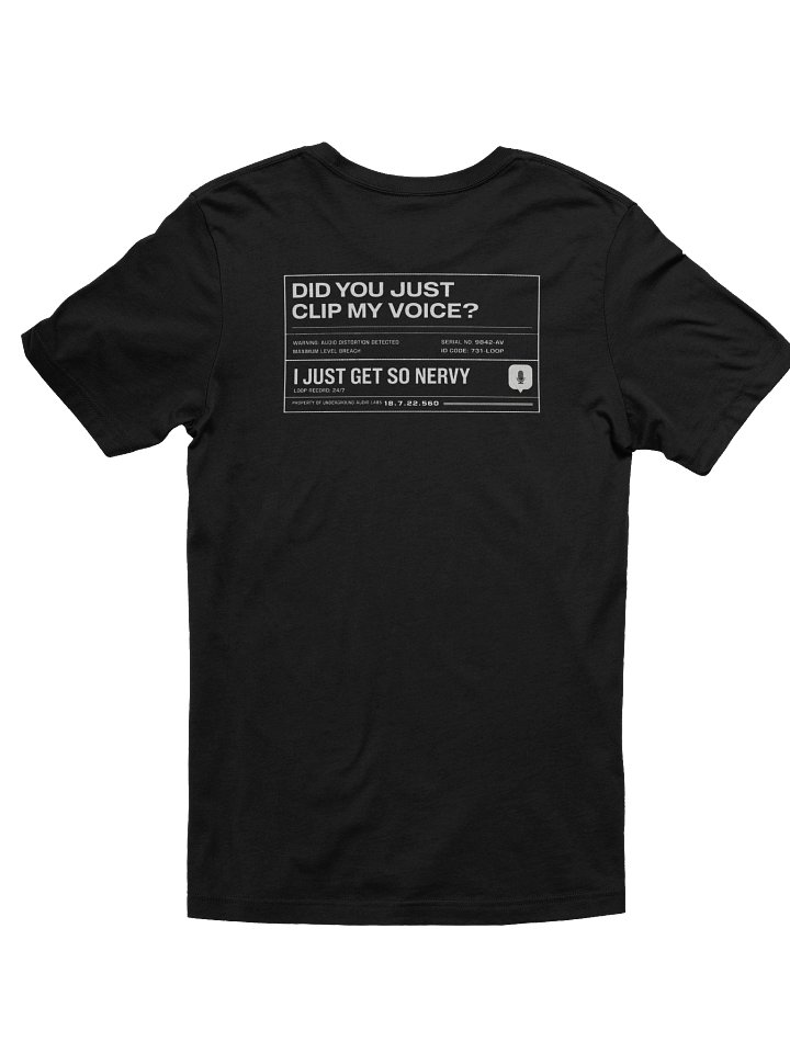 (Adult) Parrot - Did You Just Clip My Voice - I Just Get So Nervy - T-shirt product image (2)