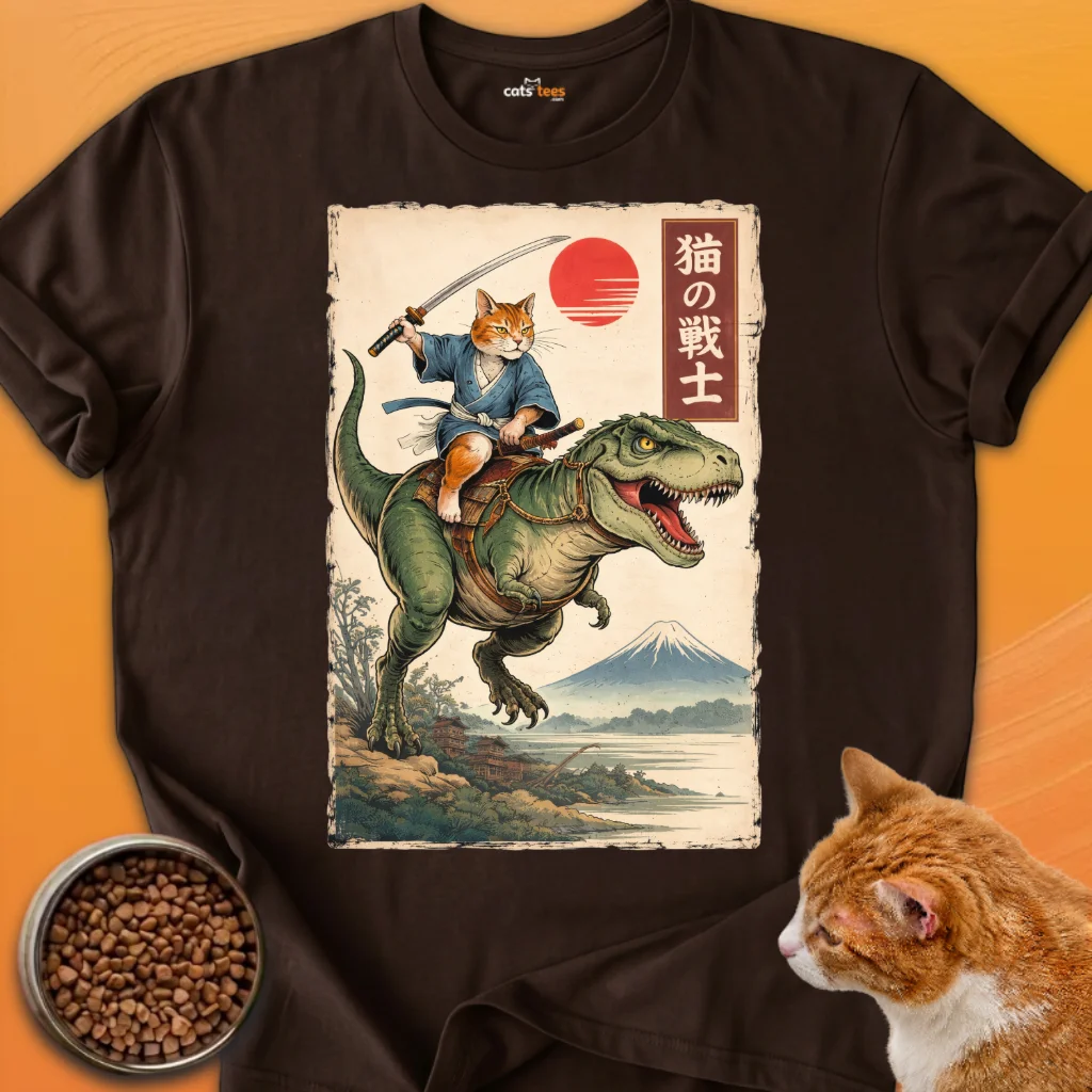 Samurai Cat and T-rex product image (27)