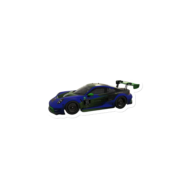 Speed Demon RUMBLE WALLET PORSCHE Die-Cut Racing Car Magnets product image (2)