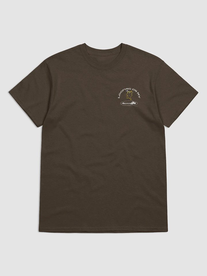 Looping On My American Tug - T-Shirt - Dark Shirt w/White Logo product image (2)