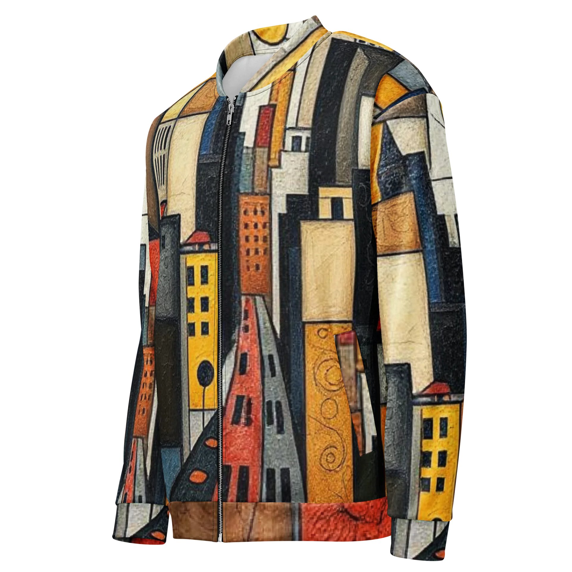 Abstract City Bomber Jacket product image (3)