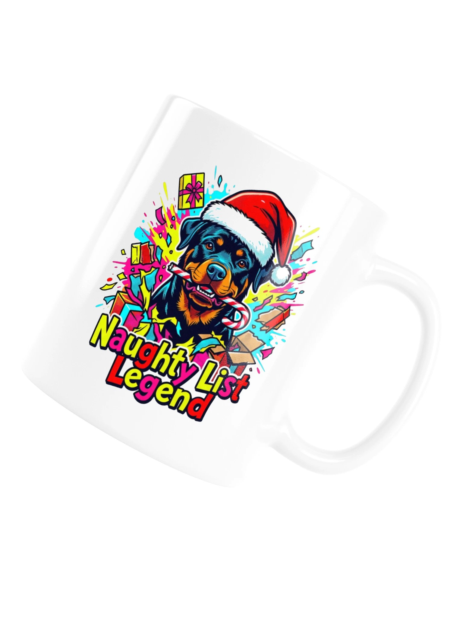 Naughty List Rottweiler Mug product image (6)