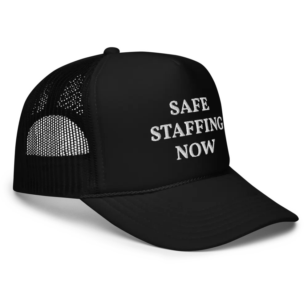 Safe Staffing Now - Embroidered Hat Trucker Cap product image (3)