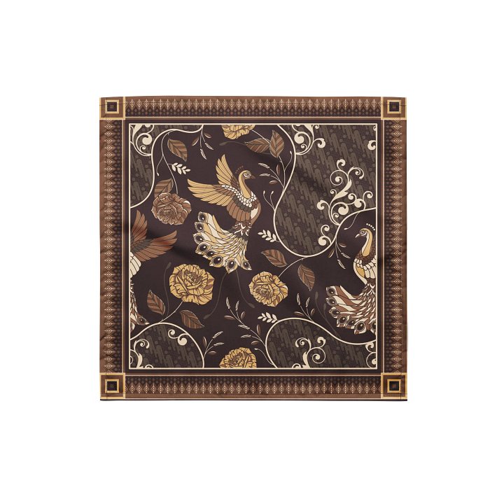 Unique Vintage Batik Bandana with All-Over Print Design product image (1)
