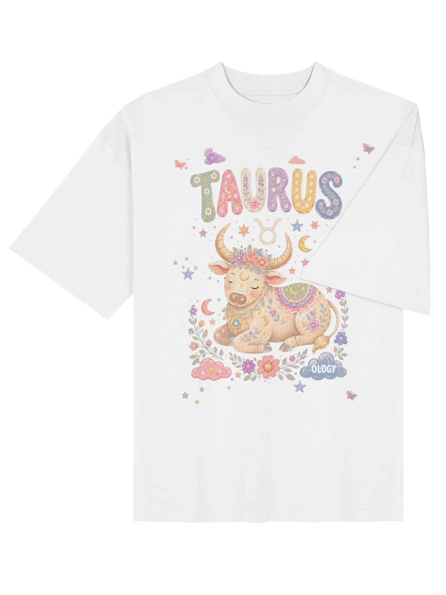 Taurus Astro Pop Oversized Tee product image (5)