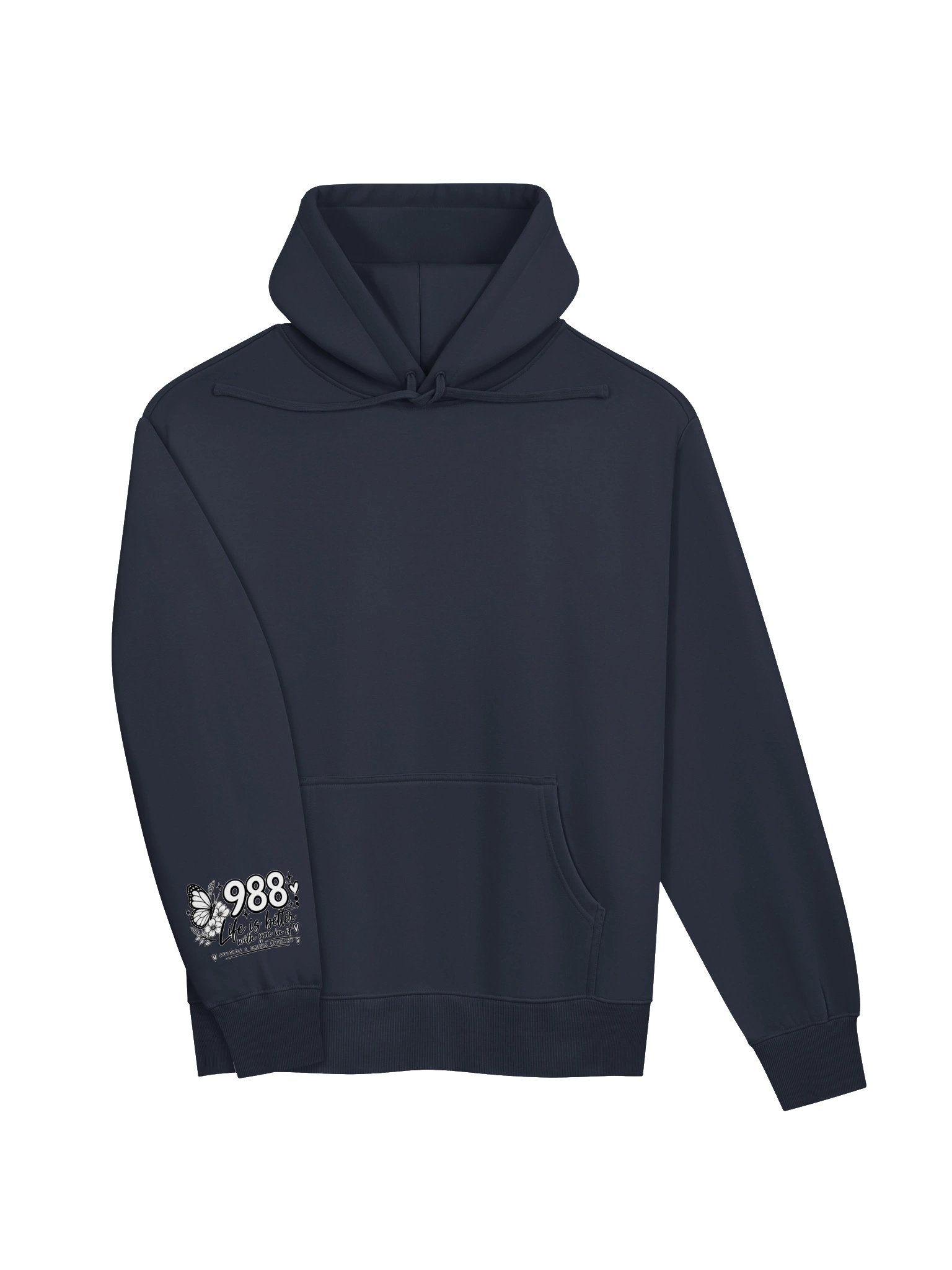 988 Crisis Hotline Hoodie -Mental Health Collection product image (3)